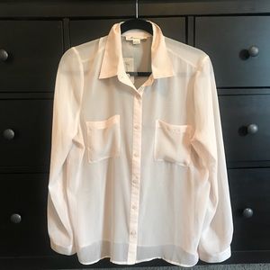 Forever 21 sheer button down